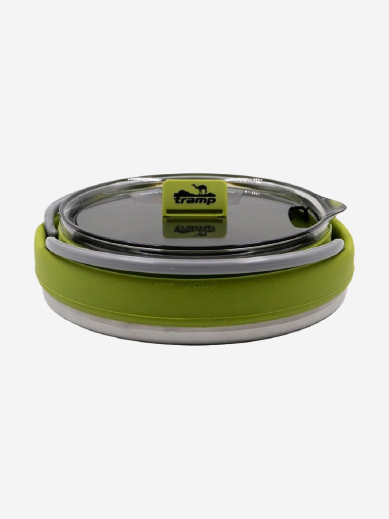 Чайник Tramp складной силиконовый 1л оливковый