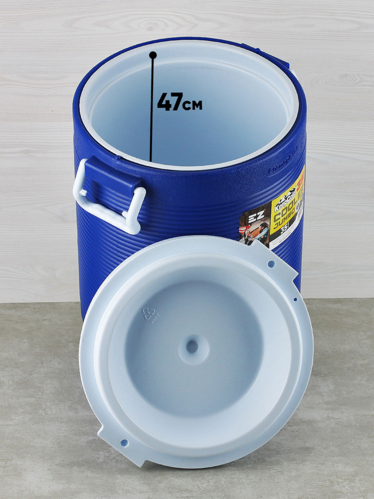 Термоконтейнер EZ COOLERS Keep cold cooler jumbo, 35 л, синий
