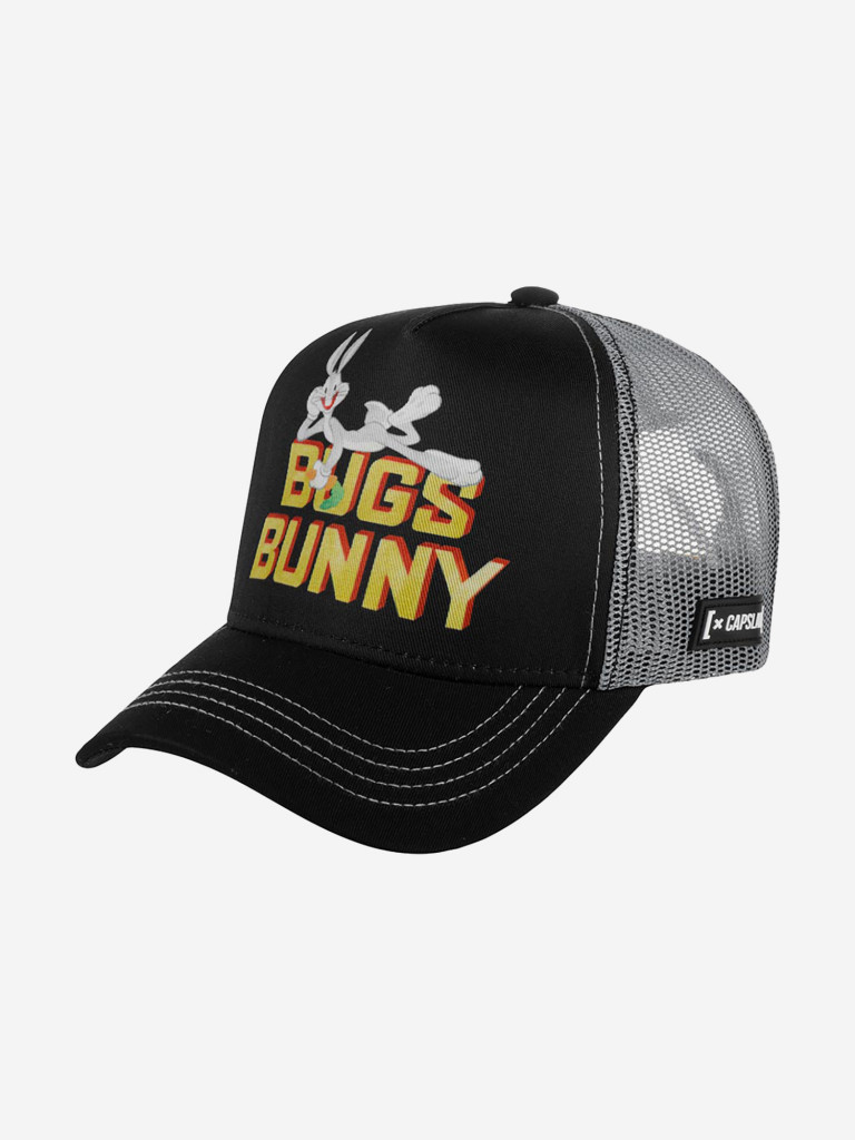 Бейсболка с сеточкой CAPSLAB CL/LOO5/1/BUN1 Looney Tunes Bugs Bunny (черный)
