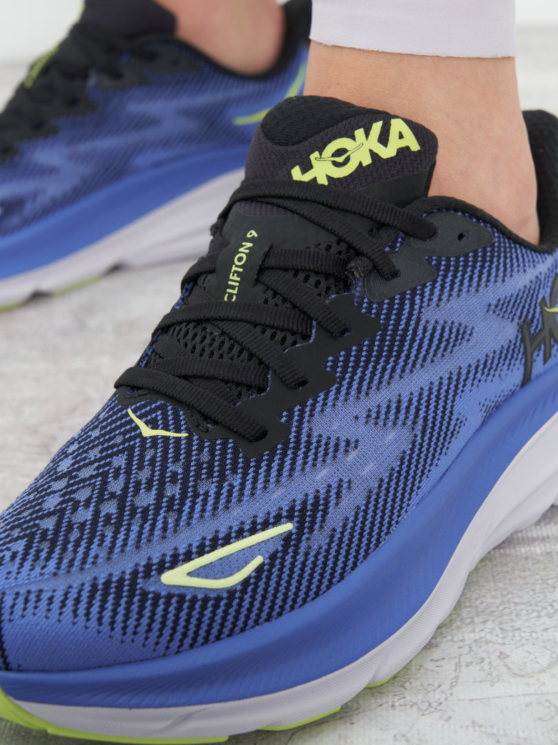 фото Кроссовки женские hoka one one clifton 9, синий
