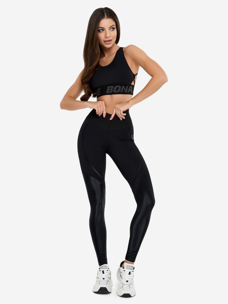 Лосины женские Bona Fide: Flirt Leggings "Black"