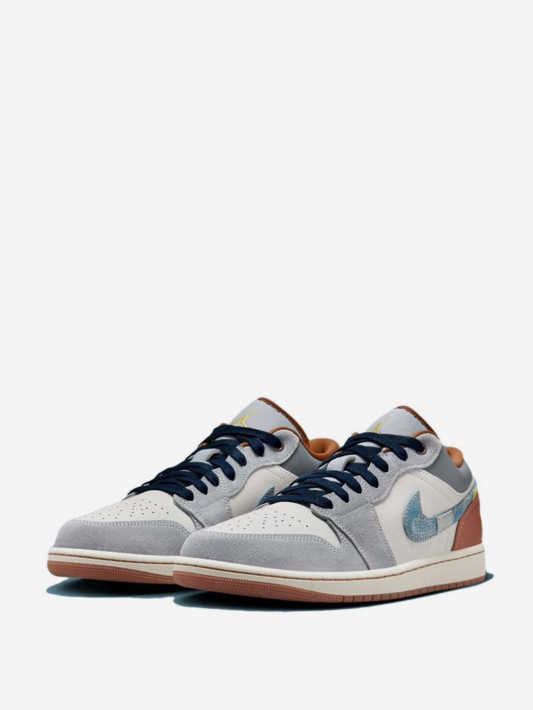 Кеды мужские Jordan Air Jordan 1 Low SE Repaired Denim Swoosh