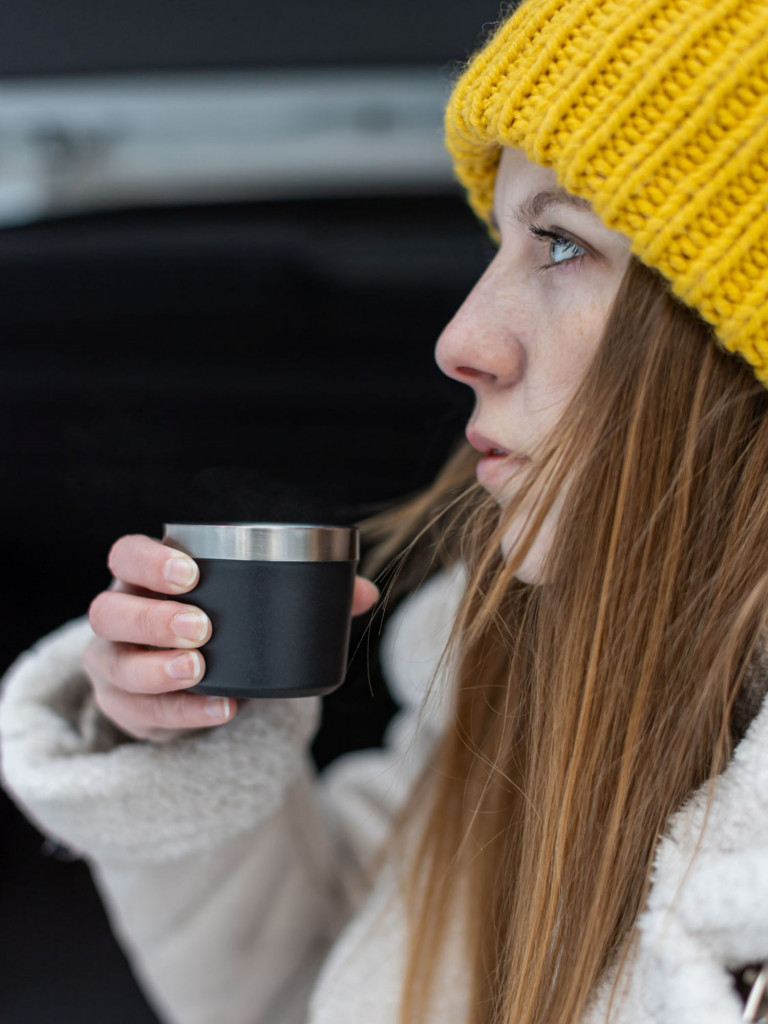 Термос 2 в 1 для напитков Арктика, 600 мл, арт.111-600, чёрный