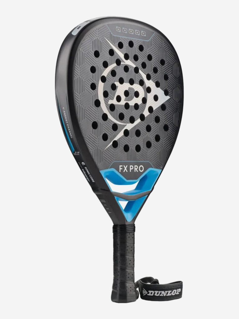 Ракетка для падел-тенниса Dunlop FX Pro Gun Metal Cyan Metallic