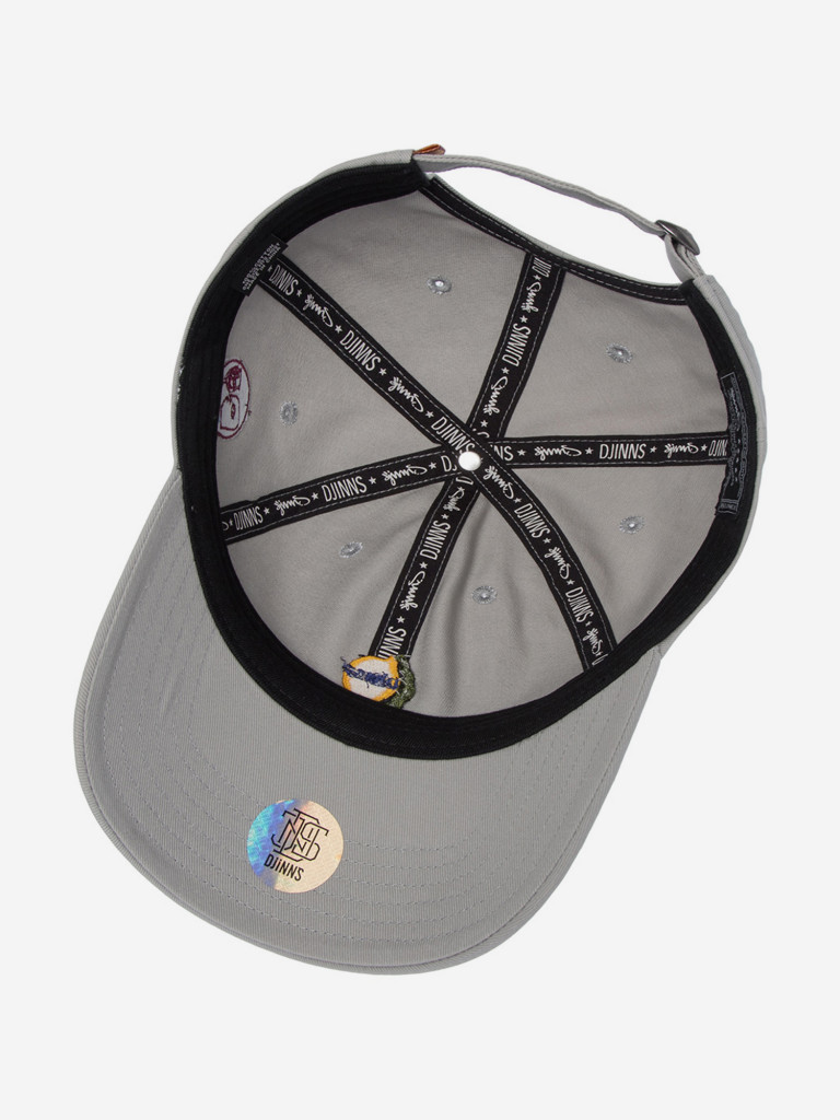 Бейсболка DJINNS Dad Cap Bitter (серый)