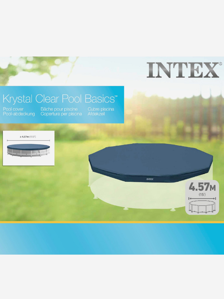 Тент Intex 28032 на бассейн Metal Frame диаметром 457см