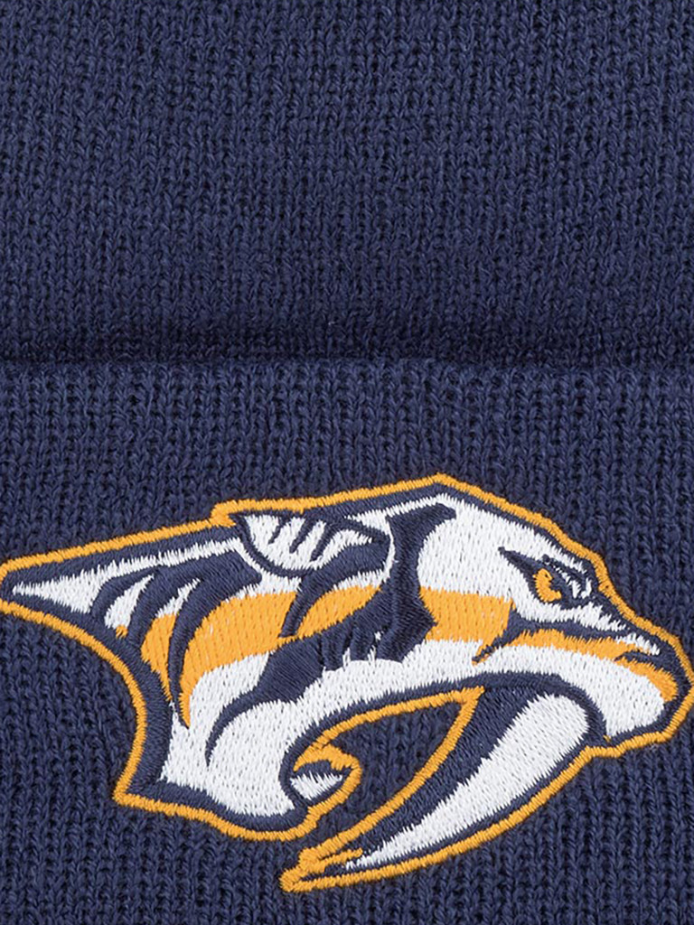 Шапка с отворотом AMERICAN NEEDLE 21019A-NAP Nashville Predators Cuffed Knit NHL (синий)