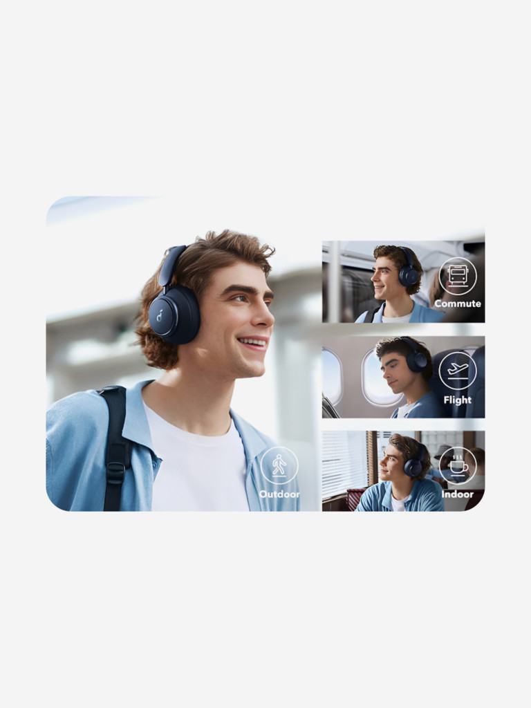 Беспроводные наушники ANKER Soundcore Q45, синие