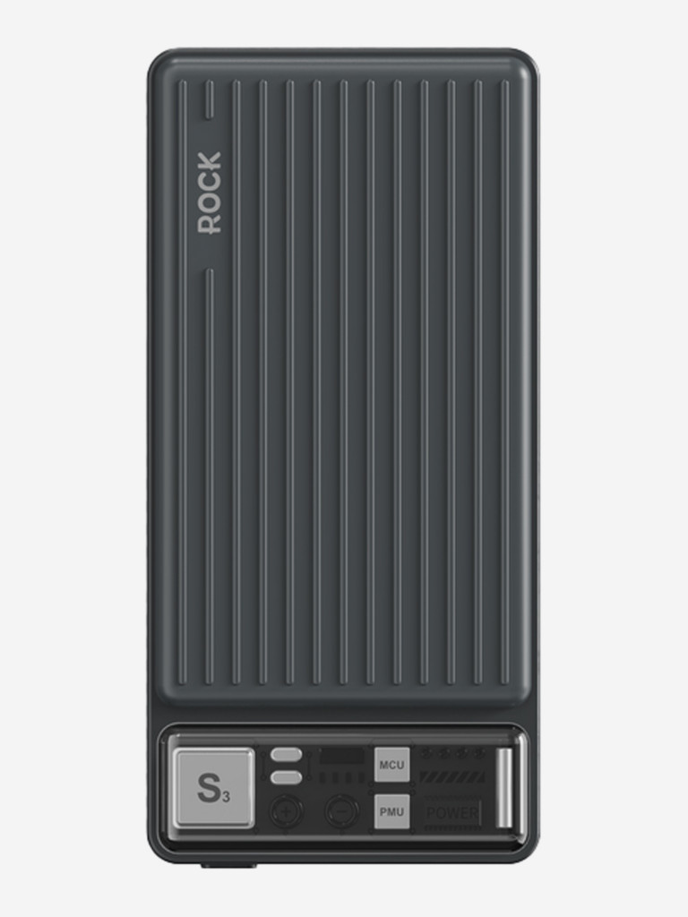 Внешний аккумулятор ROCK P98 PD20W Travel Series Power Bank With Cable 10000mAh черный