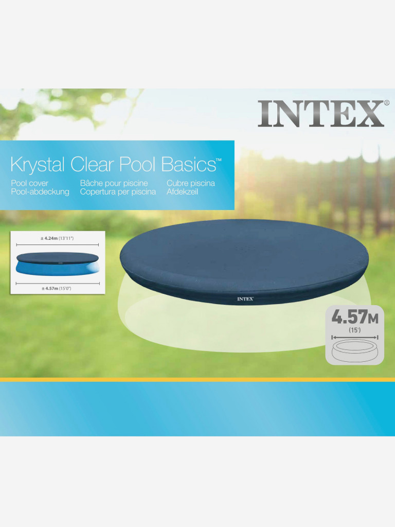 Тент Intex 28023 на бассейн Easy Set диаметром 457см