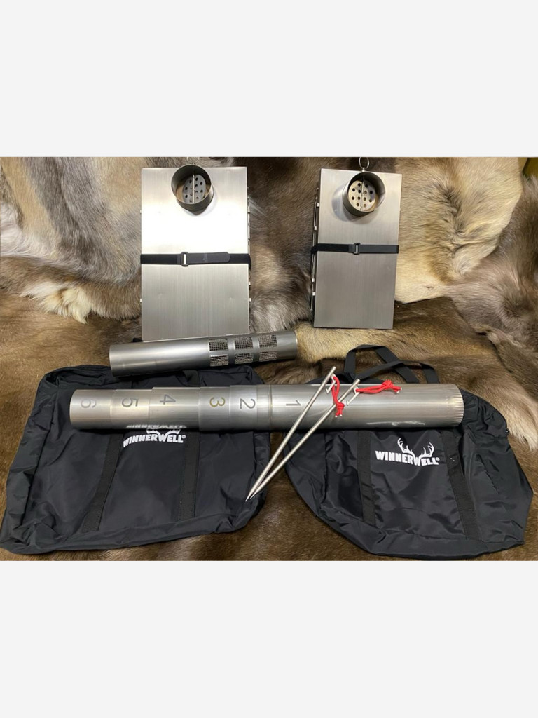 Складная туристическая печь Winnerwell Fastfold Plus Nested Pipe Large
