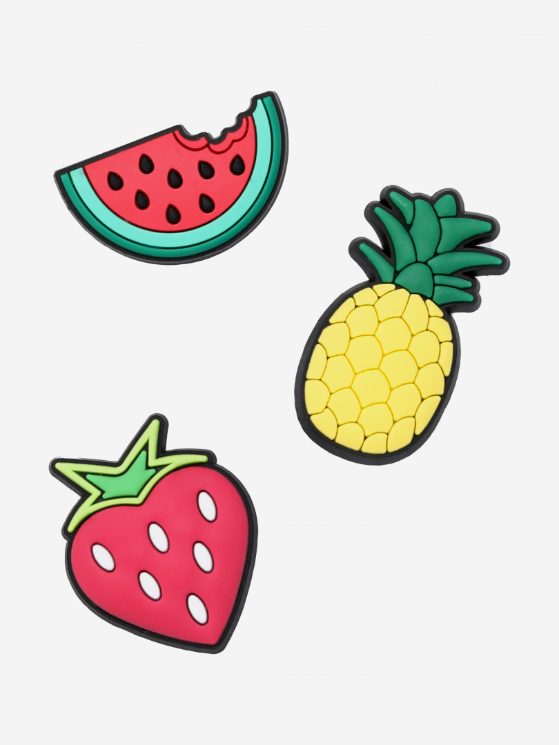 

Украшение для обуви Crocs Jibbitz Fruit 3 Pack, Мультицвет