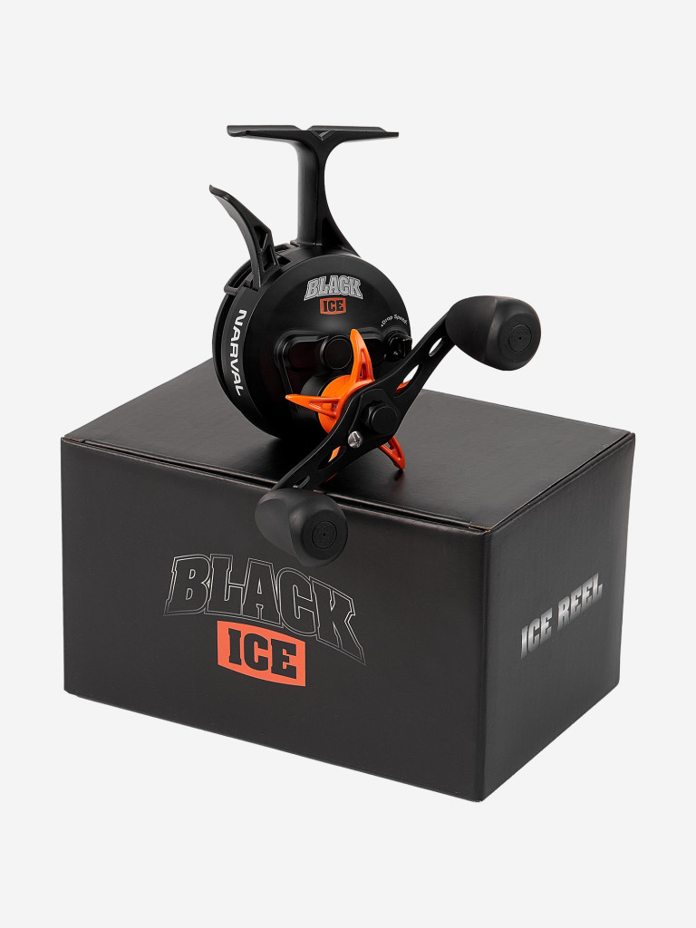 Зимняя катушка Narval Frost Black Ice 2.5:1 3+1BB #Black/Orange