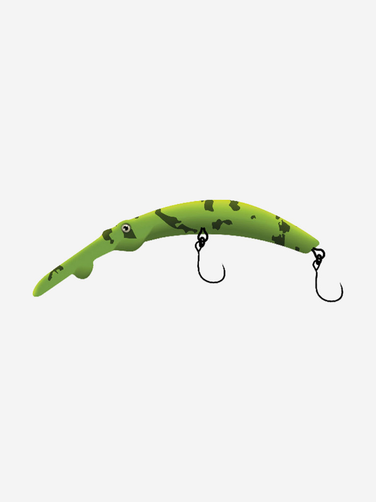 Воблер Stinger Boomerang 35-80F, Emerald pellet