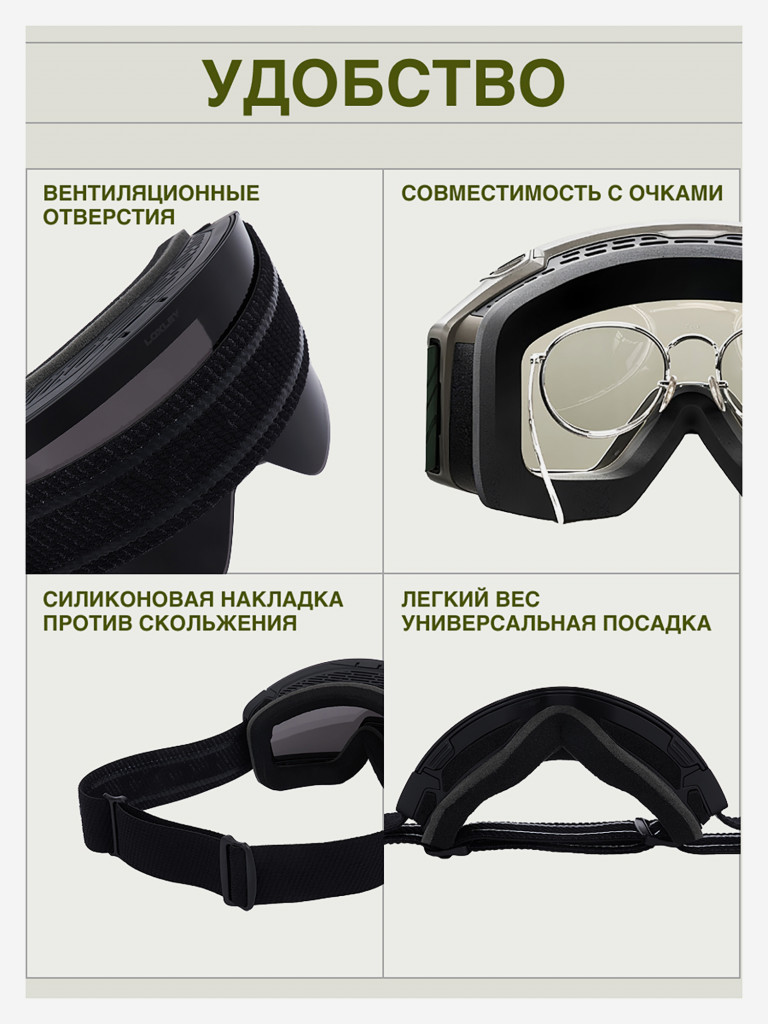 Маска сноубордическая - горнолыжная LOXLEY - BREATH