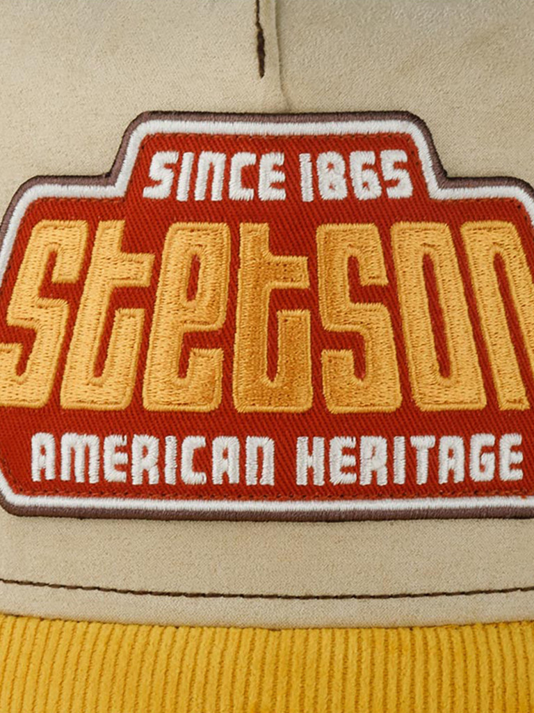 Бейсболка с сеточкой STETSON 7761116 TRUCKER CAP BRICKSTONE (желтый)