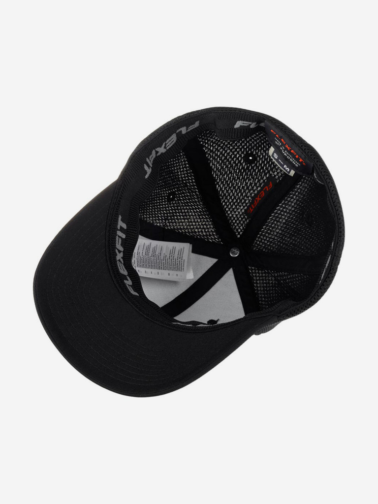 Бейсболка с сеточкой FLEXFIT 6533 (черный)