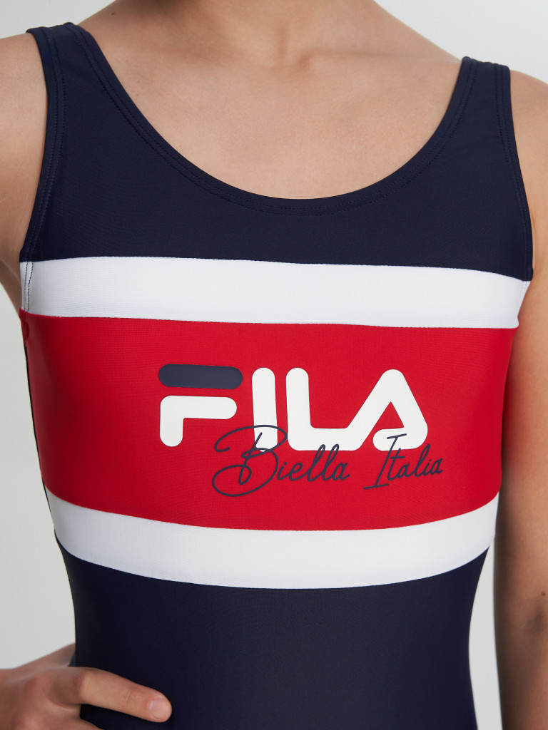 Купальник слитный для девочек FILA