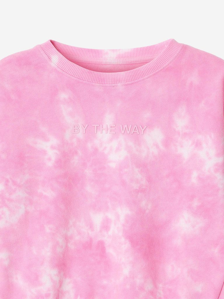 Свитшот с принтом tie dye для девочек TOTTI KIDS