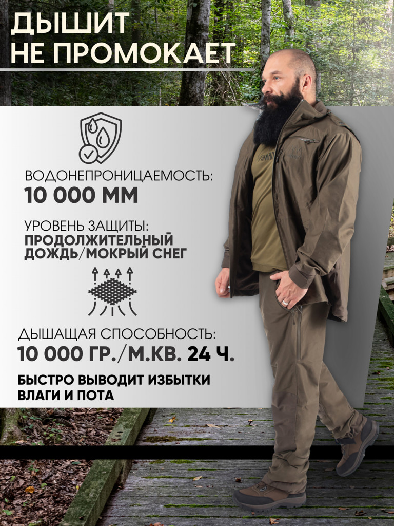 Костюм мужской охотничий FINNHUNT RELIABLE olive green