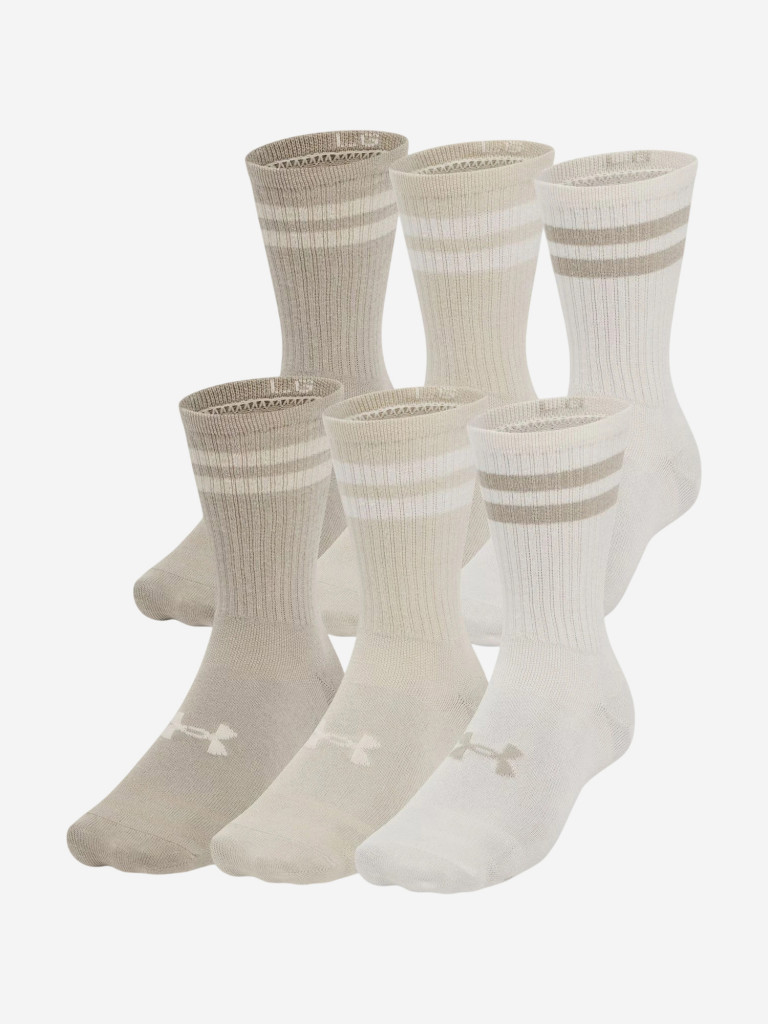 Носки высокие унисекс Under Armour UA Essential 6pk Crew