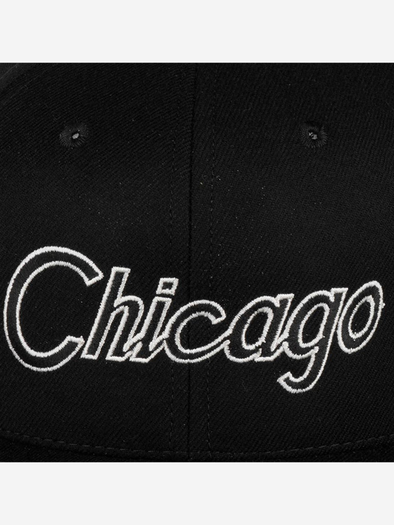 Бейсболка с прямым козырьком HOOD 100-MWL005-IL011-BK Chicago IV (черный)