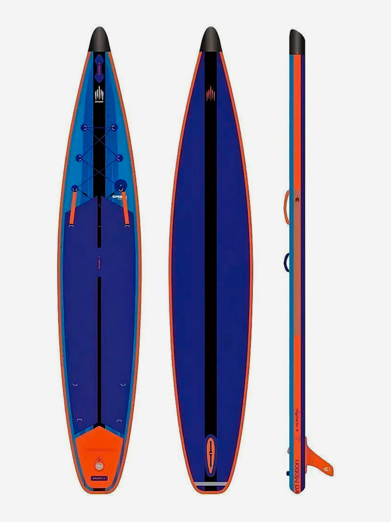 Сапборд надувной двухслойный Shark Speed+ 12.6x26x6, 381x66x15 см