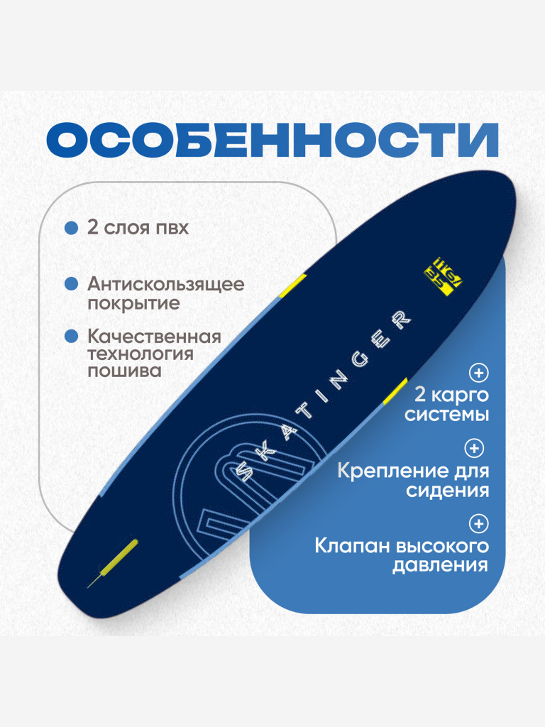 Туринговый двухслойный сапборд SERIAL BLUE 11'6"