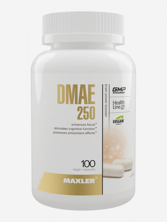 ДМАЭ (диметламиноэтанол) Maxler, 250 мг на порцию, 100 капсул