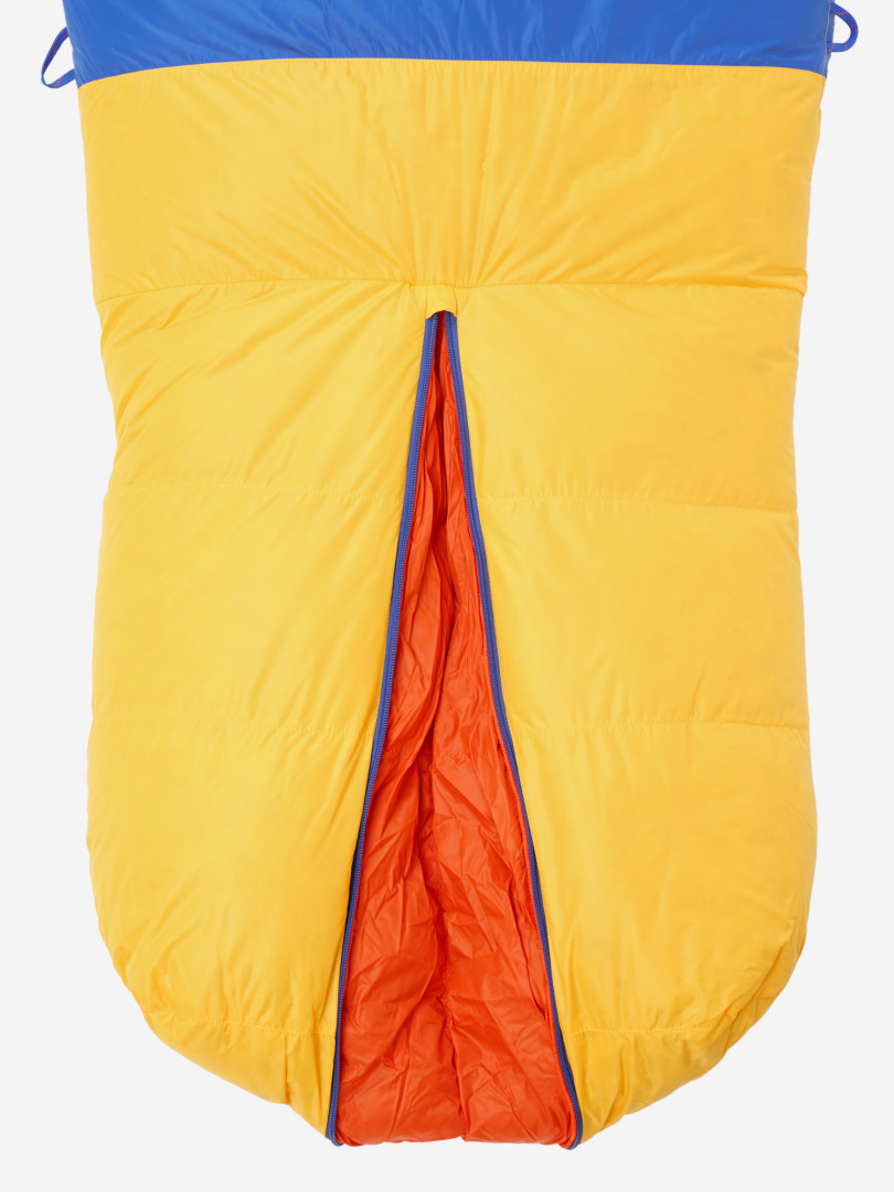 Спальный мешок Marmot Never Summer -18 правосторонний, Желтый