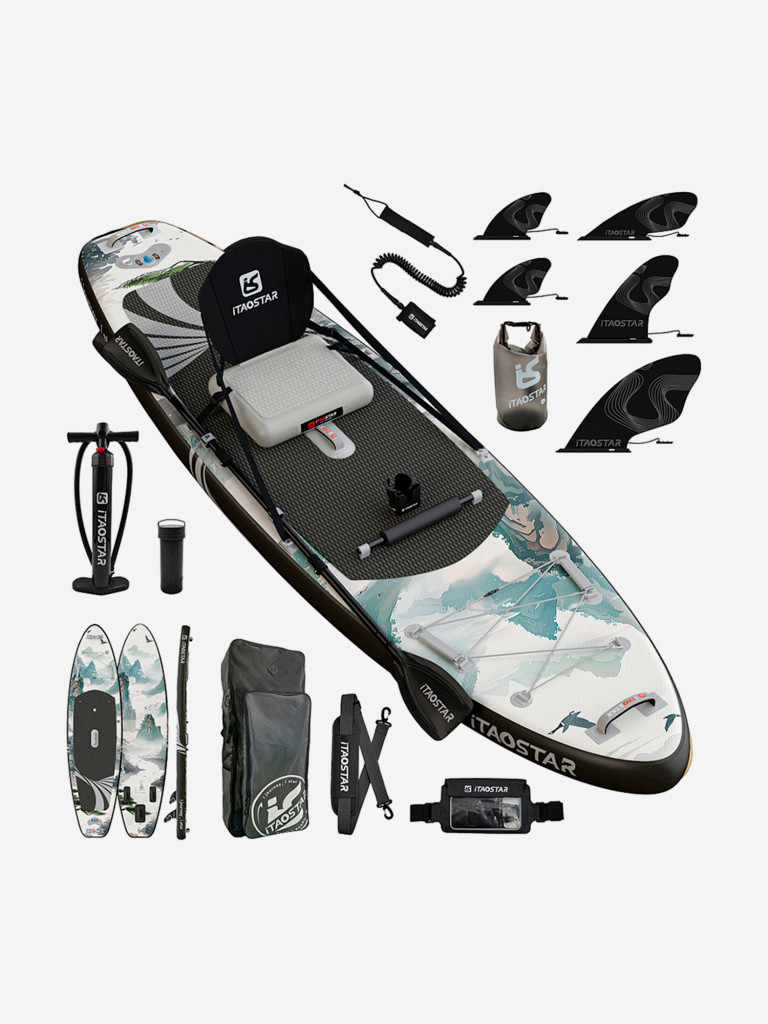 Надувной сапборд/каяк iTAOSTAR Novelty 11.6x35x6 N01C, 350x89x15 см