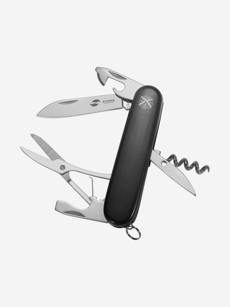 Нож перочинный STINGER, 90 мм, 11 функций