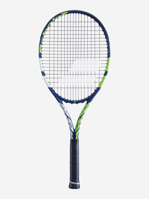 Ракетка для большого тенниса Babolat BOOST DRIVE, с натяжкой, синий/белый (148), 1 Белый, Синий, Зеленый цвет — купить за 15900 руб. со скидкой 17 %, отзывы в интернет-магазине Спортмастер