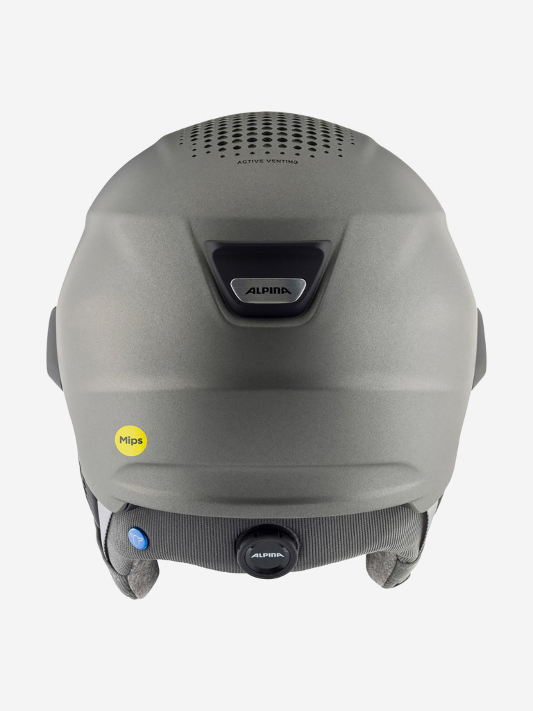 Горнолыжный шлем с визором Alpina Oro Qv Mips Gunmetal Matt
