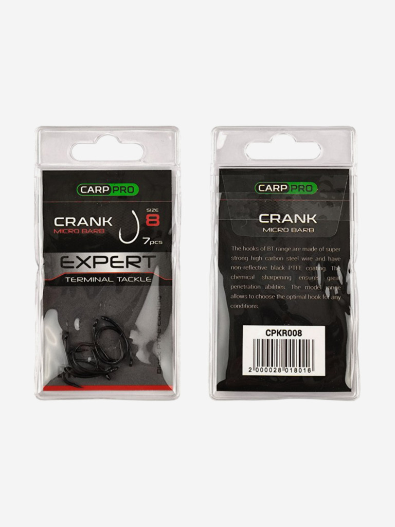 Крючок CARP PRO Teflon Krank №8 7шт
