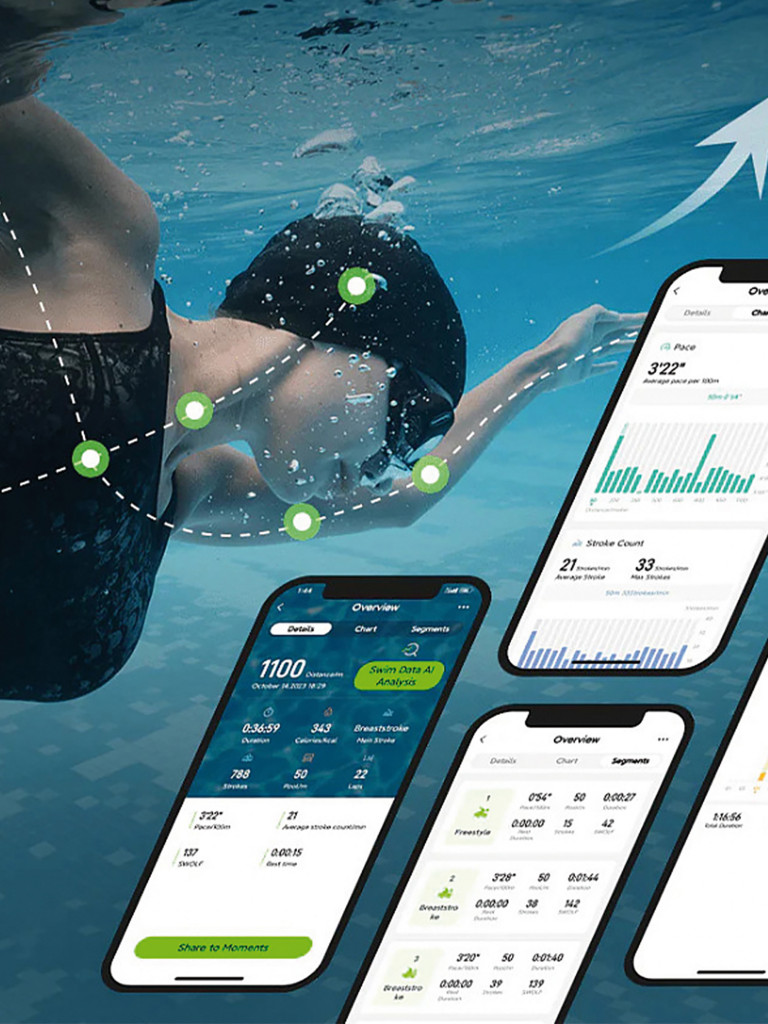 Смарт-очки для плавания Holoswim 2 Go, черные