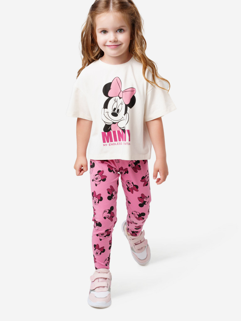 Комплект для девочки: футболка, леггинсы PlayToday