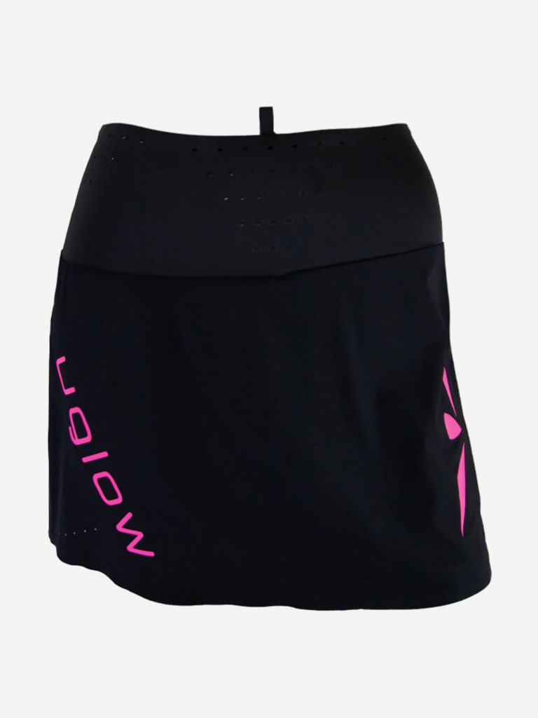 Юбка женская с поясом UGLOW, черный розовый