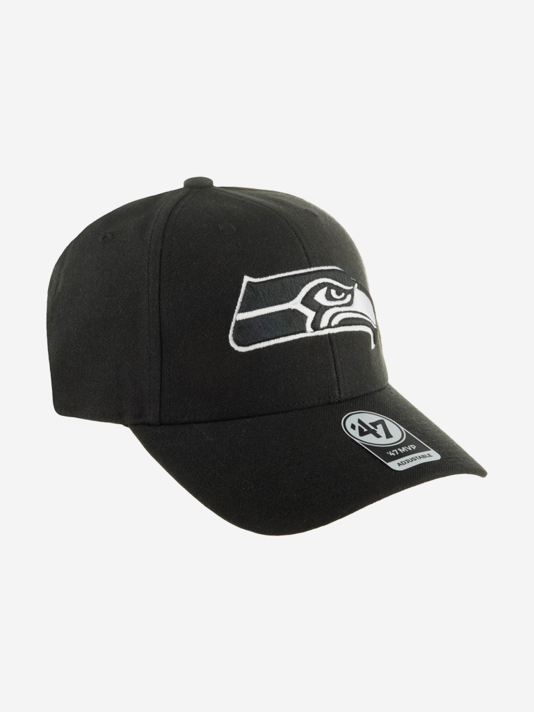 Бейсболка 47 BRAND F-MVP28WBV-BK Seattle Seahawks NFL (черный)