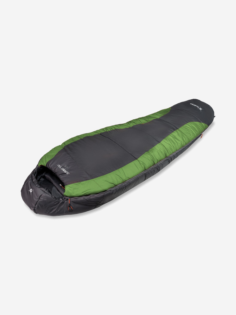 Спальный мешок TALBERG SUMMIT EXP -18°C, серый/зеленый, правый