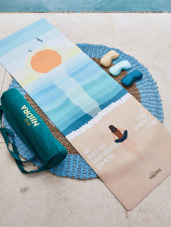 Коврик для йоги NiiDRA Утро классический