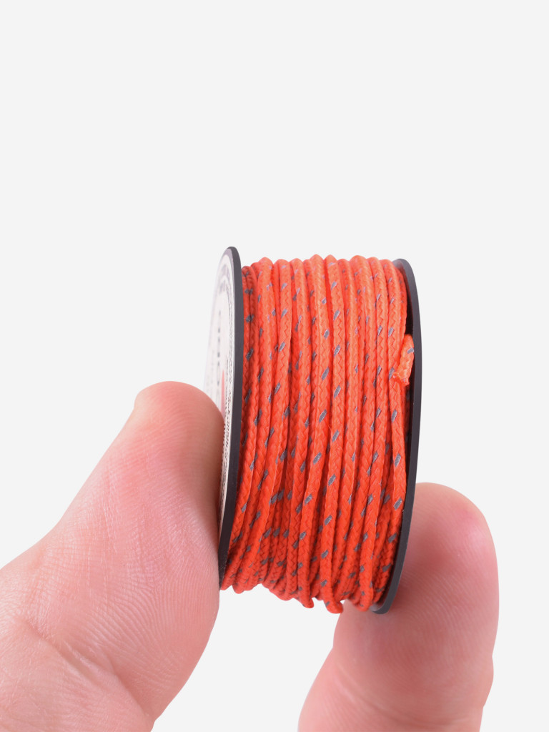 Микрокорд T-Gear x CORD nylon катушка 10м световозвращающий (Neon Orange)