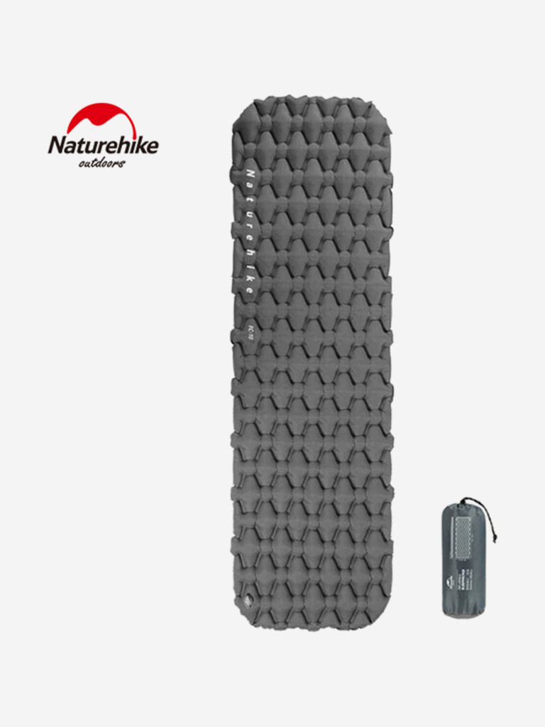 Коврик Naturehike FC-10, надувной, серый