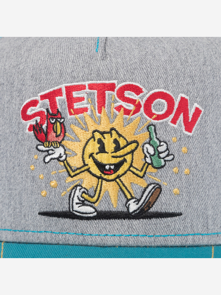 Бейсболка с сеточкой STETSON 7761183K TRUCKER CAP FUN (серый)