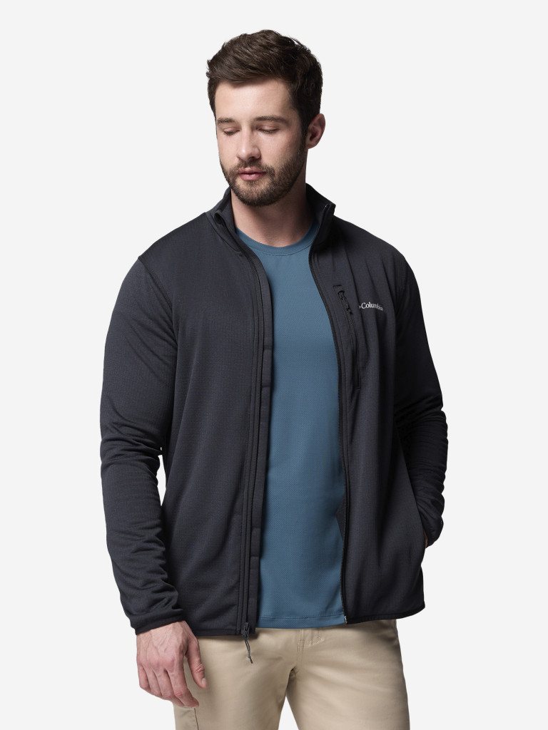 Толстовка мужская Columbia Essential Hike Grid Fleece Full Zip