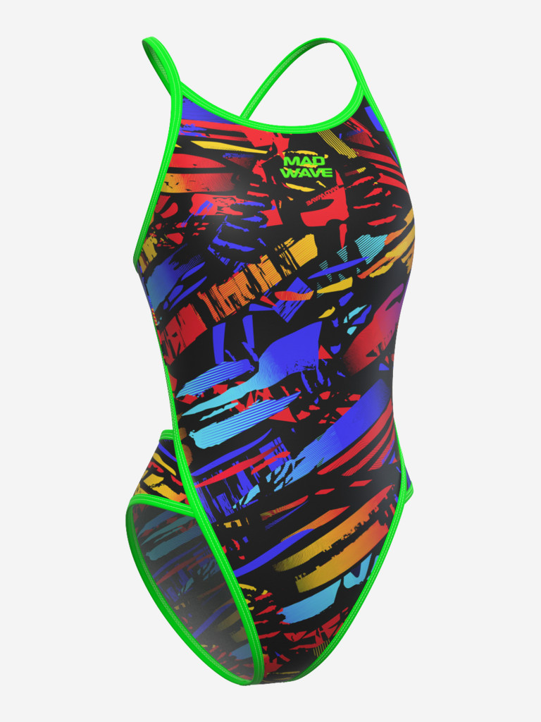 Женский купальник спортивный антихлор Mad Wave Diana PBT H0