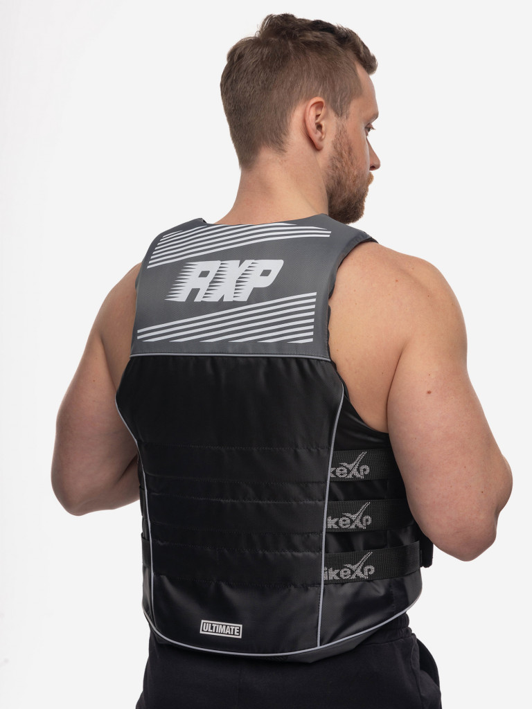 Спасательный жилет серый с ручками hikeXp RXP Ultimate Black/Grey