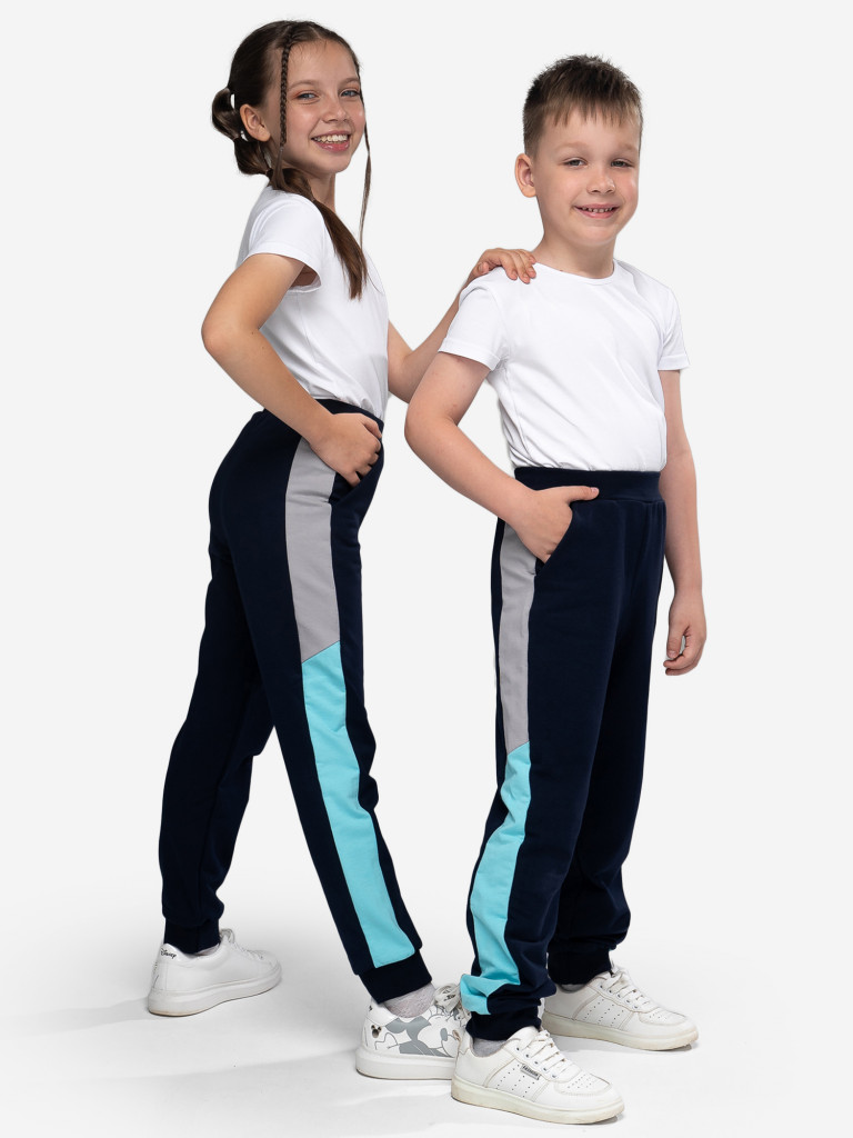 Спортивные брюки из футера для мальчика и девочки Looklie