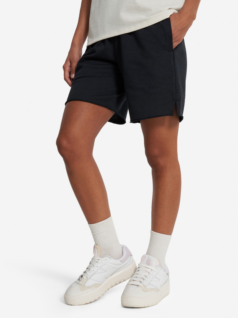 фото Шорты женские under armour icon terry, черный