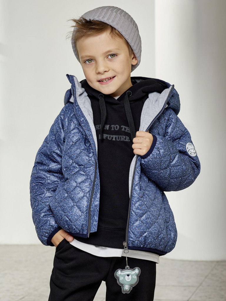 Куртка для мальчика batik Лесли стежка твид